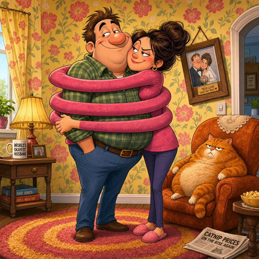 Illustration for joke: I told my wife she should embrace her mistakes.