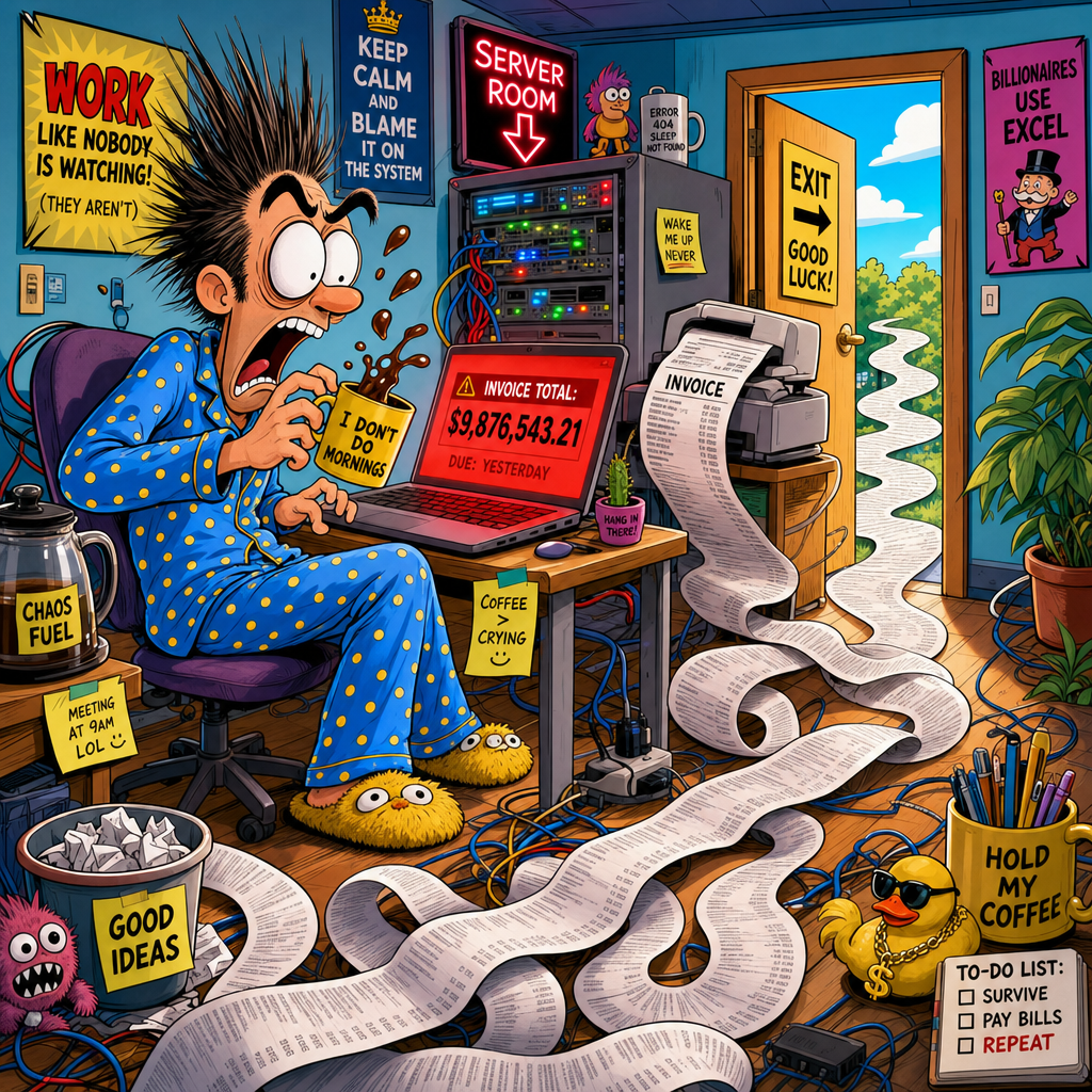 Illustration for joke: A bloke opened his Amazon Web Services bill to find he owed $2.5 billion instead of five cents.