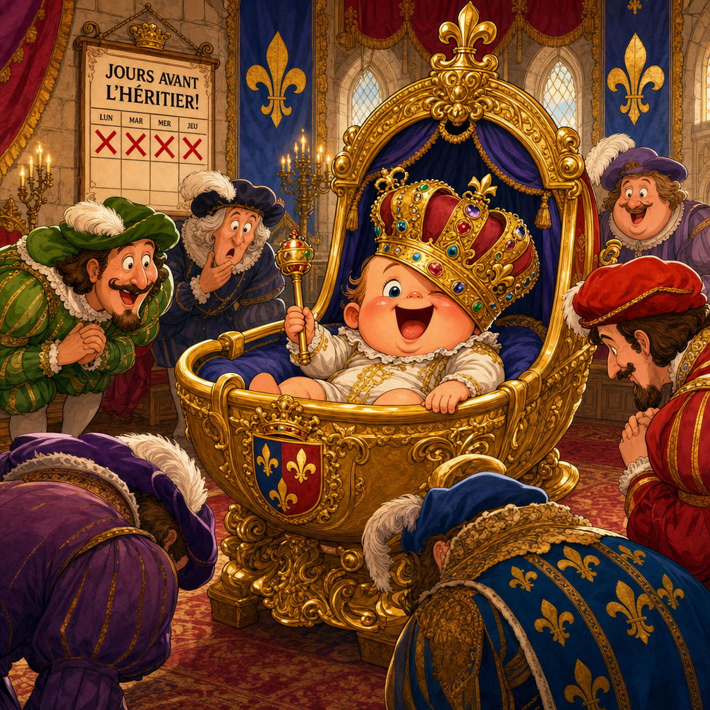 Illustration for joke: Spare a thought for John I of France, who was king from the moment he was born until he died four da