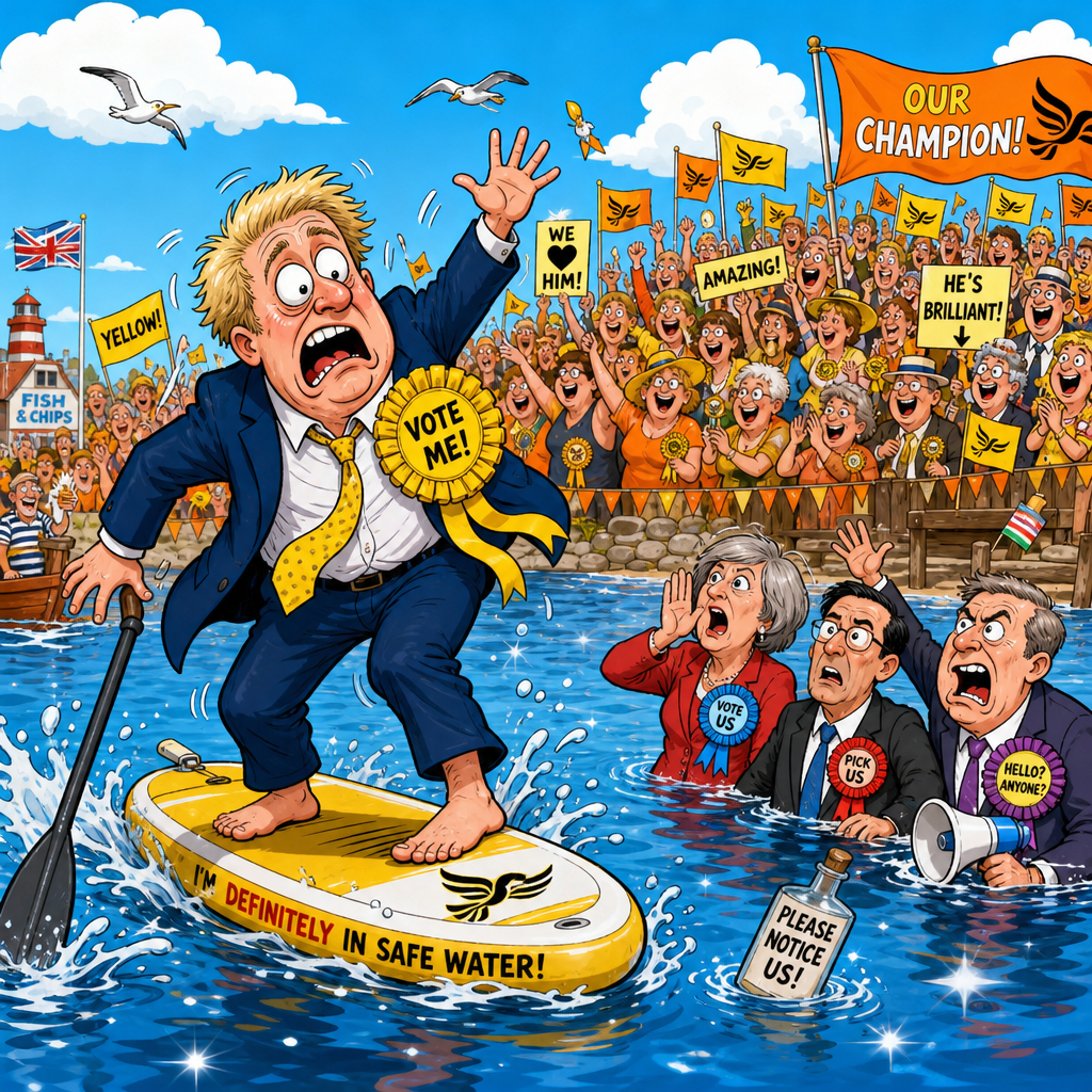 The Lib Dems say the MP who quit over Ed Davey's leadership 